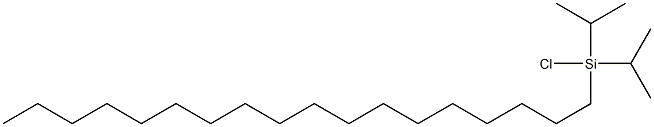 Octadecyl Diisopropyl Chlorosilane Struktur