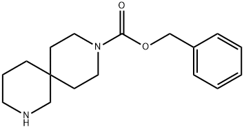 benzyl 2,9-diazaspiro[5.5]undecane-9-carboxylate Struktur