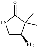 (4R)-4-amino-3,3-dimethylpyrrolidin-2-one Struktur