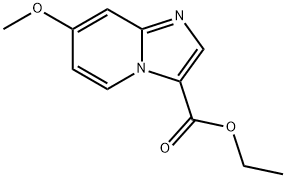 7-Methoxy-imidazo[1,2-a]pyridine-3-carboxylic acid ethyl ester Struktur