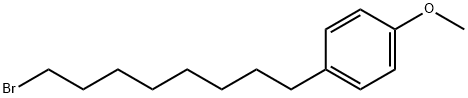 1-(8-bromooctyl)-4-methoxybenzene Struktur