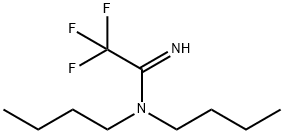 N,N-Dibutyl-2,2,2-trifluoroacetimidamide Struktur