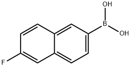 (6-fluoronaphthalen-2-yl)boronicacid Struktur