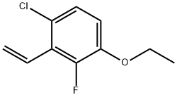 1-Chloro-4-ethoxy-3-fluoro-2-vinylbenzene Struktur