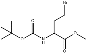 2-(Boc-amino)-4-bromobutyric acid methyl ester Struktur