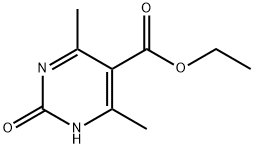 ethyl 1,2-dihydro-4,6-dimethyl-2-oxopyrimidine-5-carboxylate Struktur