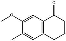 7-METHOXY-6-METHYL-3,4-DIHYDRONAPHTHALEN-1(2H)-ONE Struktur