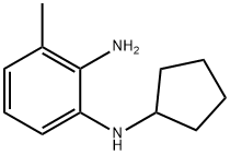 N1-cyclopentyl-3-methylbenzene-1,2-diamine Struktur