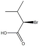 Butanoicacid, 2-bromo-3-methyl-, (2R)-
 Struktur