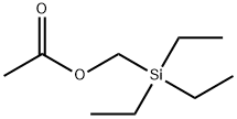 (acetoxymethyl)triethylsilane Struktur