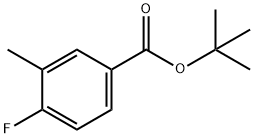 tert-butyl 4-fluoro-3-methylbenzoate Struktur