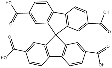 9,9'-spirobi[fluorene]-2,2',7,7'-tetracarboxylic acid Struktur