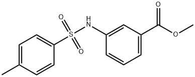 methyl 3-(4-methylphenylsulfonamido)benzoate Struktur