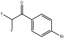 1-(4-BROMOPHENYL)-2,2-DIFLUOROETHANONE Struktur