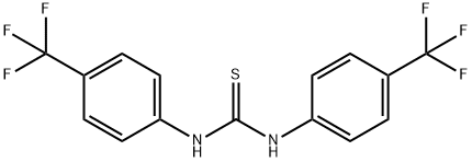 1,3-Bis[4-(trifluoromethyl)phenyl]thiourea Struktur