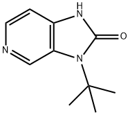 3-tert-butyl-1H,2H,3H-imidazo[4,5-c]pyridin-2-one Struktur