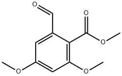 methyl 2-formyl-4,6-dimethoxybenzoate Struktur