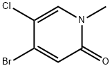 4-bromo-5-chloro-1-methylpyridin-2(1H)-one Struktur