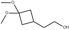 2-(3,3-Dimethoxycyclobutyl)ethanol Struktur