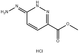 methyl 6-hydrazinylpyridazine-3-carboxylate dihydrochloride Struktur