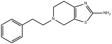 5-Phenethyl-4,5,6,7-tetrahydrothiazolo[5,4-c]pyridin-2-amine Struktur