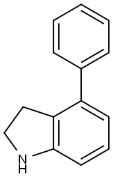 4-phenylindoline Struktur