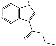 Ethyl 1H-pyrrolo[3,2-c]pyridine-3-carboxylate Struktur