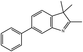 2,3,3-Trimethyl-6-phenyl-3H-indole Struktur