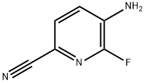 5-Amino-6-fluoro-pyridine-2-carbonitrile Struktur