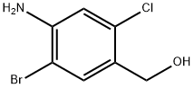 (4-Amino-5-bromo-2-chloro-phenyl)-methanol Struktur