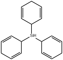 Tri(cyclohexa-2,5-dien-1-yl)silane Struktur