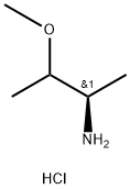 2-Methoxy-1-methyl-propylamine hydrochloride Struktur