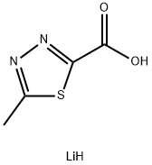 Lithium 5-methyl-1,3,4-thiadiazole-2-carboxylate Struktur