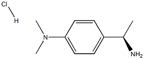 (R)-4-(1-Aminoethyl)-N,N-dimethylaniline hydrochloride Struktur