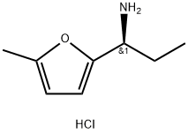 (S)-1-(5-Methylfuran-2-yl)propan-1-amine hydrochloride Struktur