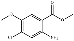 methyl 2-amino-4-chloro-5-methoxybenzoate Struktur