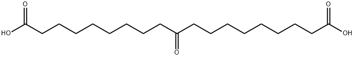 Nonadecanedioic acid,10-oxo- Struktur