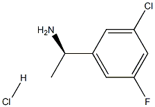 (R)-1-(3-CHLORO-5-FLUOROPHENYL)ETHANAMINE HYDROCHLORIDE Struktur