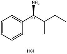 (1S)-2-methyl-1-phenylbutan-1-amine hydrochloride Struktur