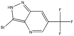 3-Bromo-6-(trifluoromethyl)-2H-pyrazolo[4,3-b]pyridine Struktur