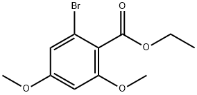 Ethyl 2-bromo-4,6-dimethoxybenzoate Struktur