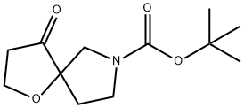 Tert-Butyl 4-Oxo-1-Oxa-7-Azaspiro[4.4]Nonane-7-Carboxylate Struktur