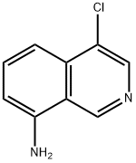 4-chloroisoquinolin-8-amine Struktur