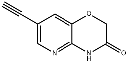 7-Ethynyl-2H-pyrido[3,2-b][1,4]oxazin-3(4H)-one Struktur