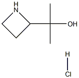 2-(2-Azetidinyl)-2-propanol Hydrochloride Struktur