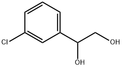 1-(3-chlorophenyl)-1,2-ethanediol Struktur