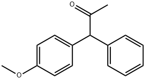 1-(4-Methoxyphenyl)-1-phenylpropan-2-one Struktur