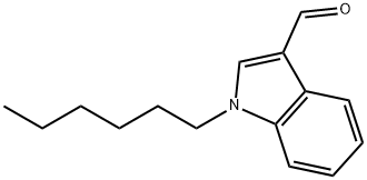 1-Hexyl-1h-indole-3-carboxaldehyde Struktur