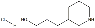 3-Piperidin-3-yl-propan-1-ol hydrochloride Struktur