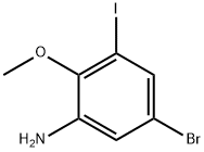 5-Bromo-3-iodo-2-methoxyaniline Struktur